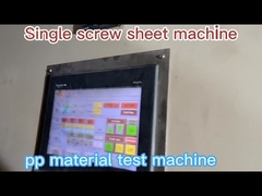 Электрическая нагретая водой охлажденная непрерывная пластиковая экструдерная машина