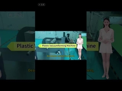 использовалась полностью автоматизированная машина для изготовления пластиковых лотков