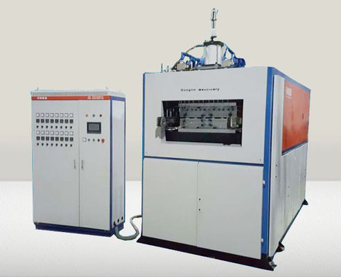PLC вакуумная пластмассовая термоформационная машина для разлагаемых материалов Максимальная глубина формования 180 мм