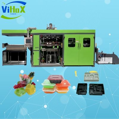 Полностью автоматическая машина для изготовления пластиковых коробок для тортов, оборудование для изготовления пластиковых ланч-боксов