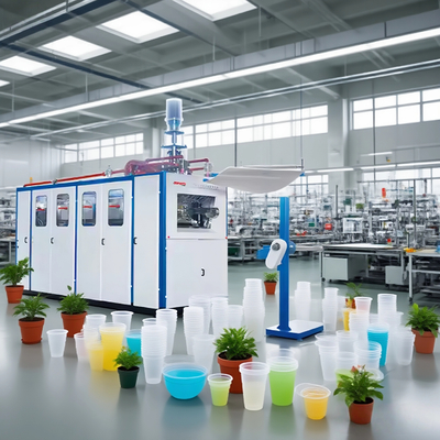 Термоформовочная машина для пластика PLC для ланч-боксов и мисок